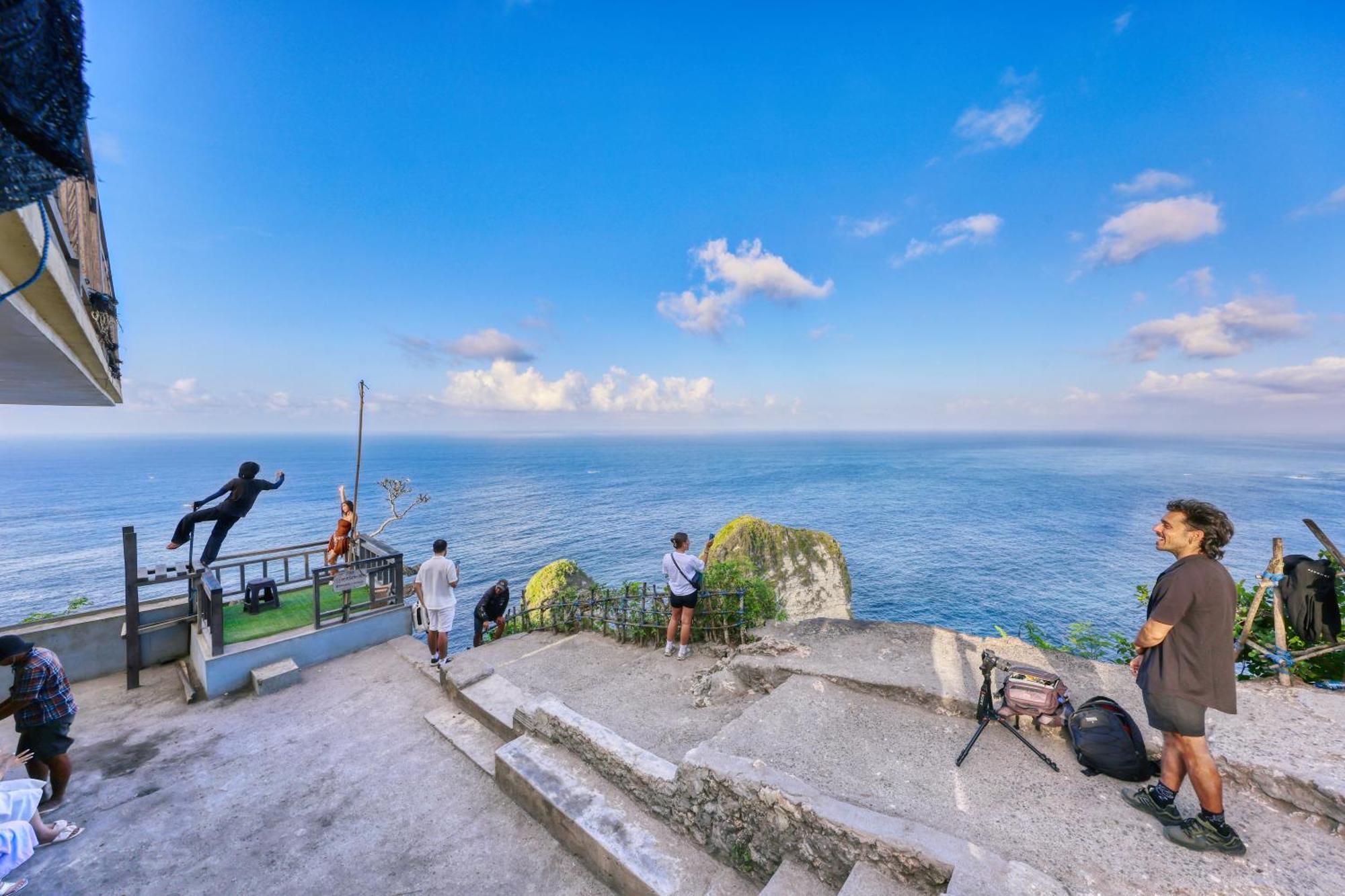 Kelingking Beach Villas Sompang Eksteriør bilde
