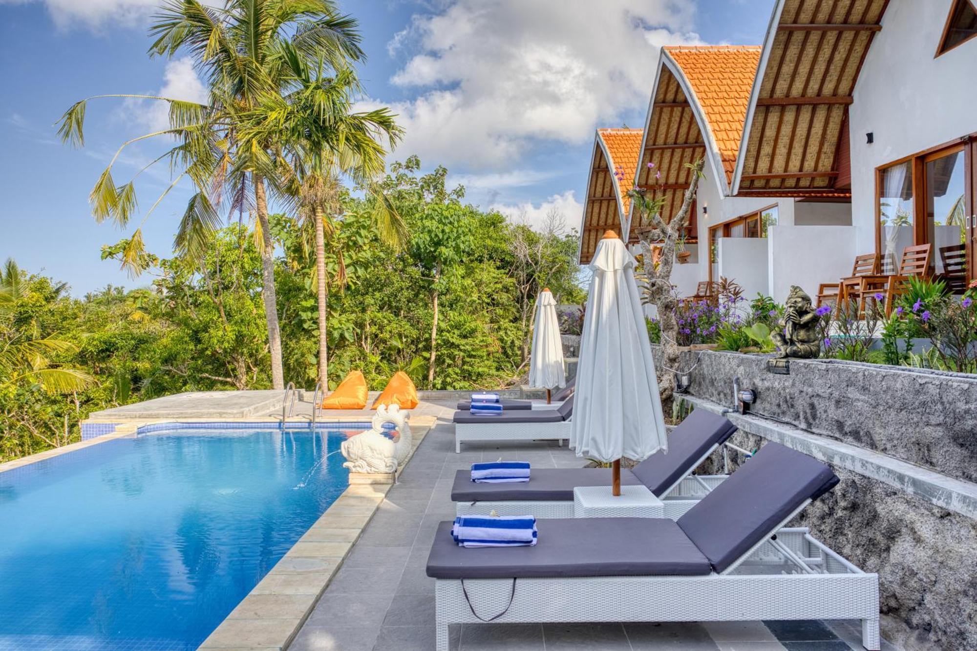 Kelingking Beach Villas Sompang Eksteriør bilde