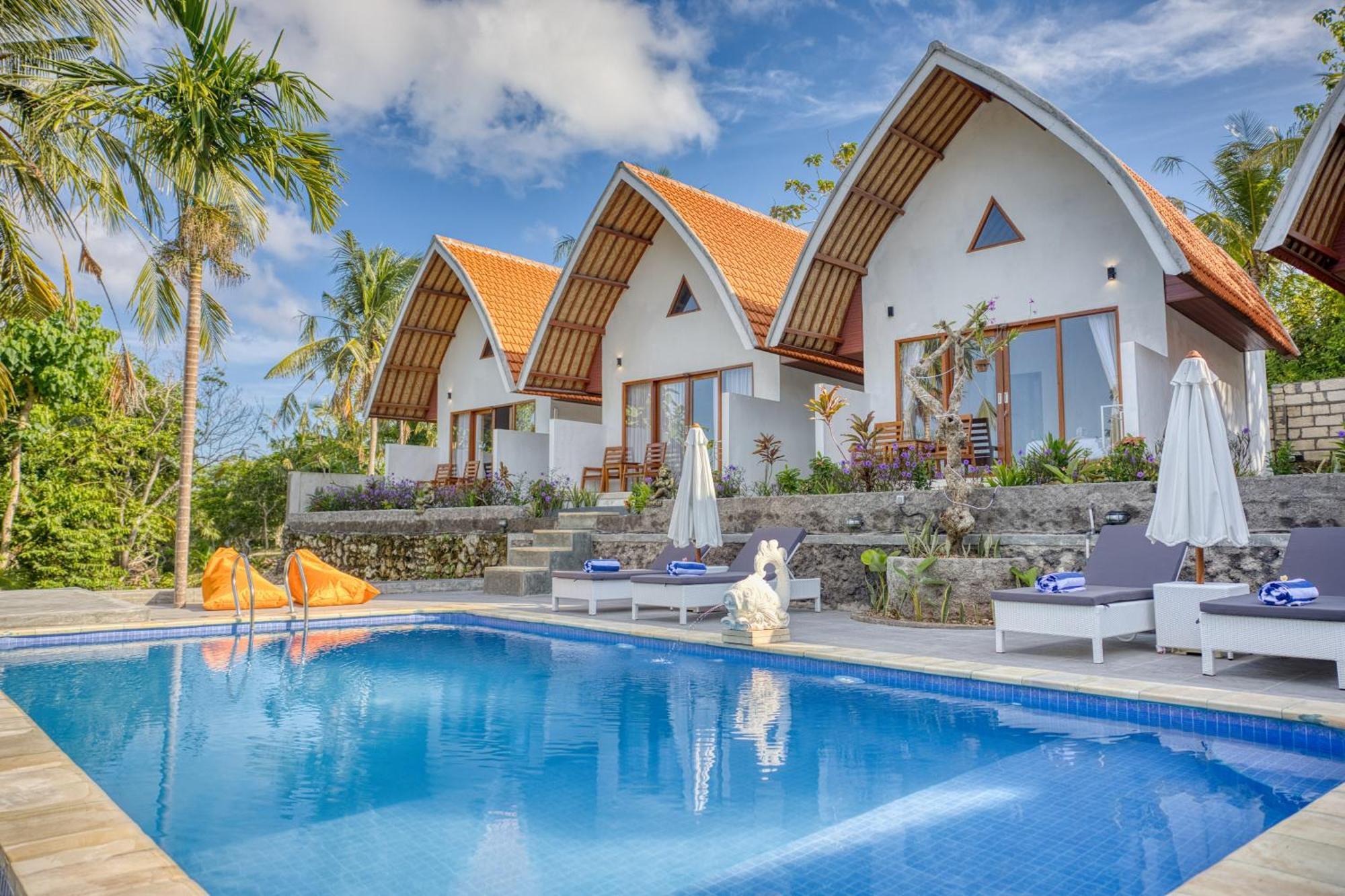 Kelingking Beach Villas Sompang Eksteriør bilde