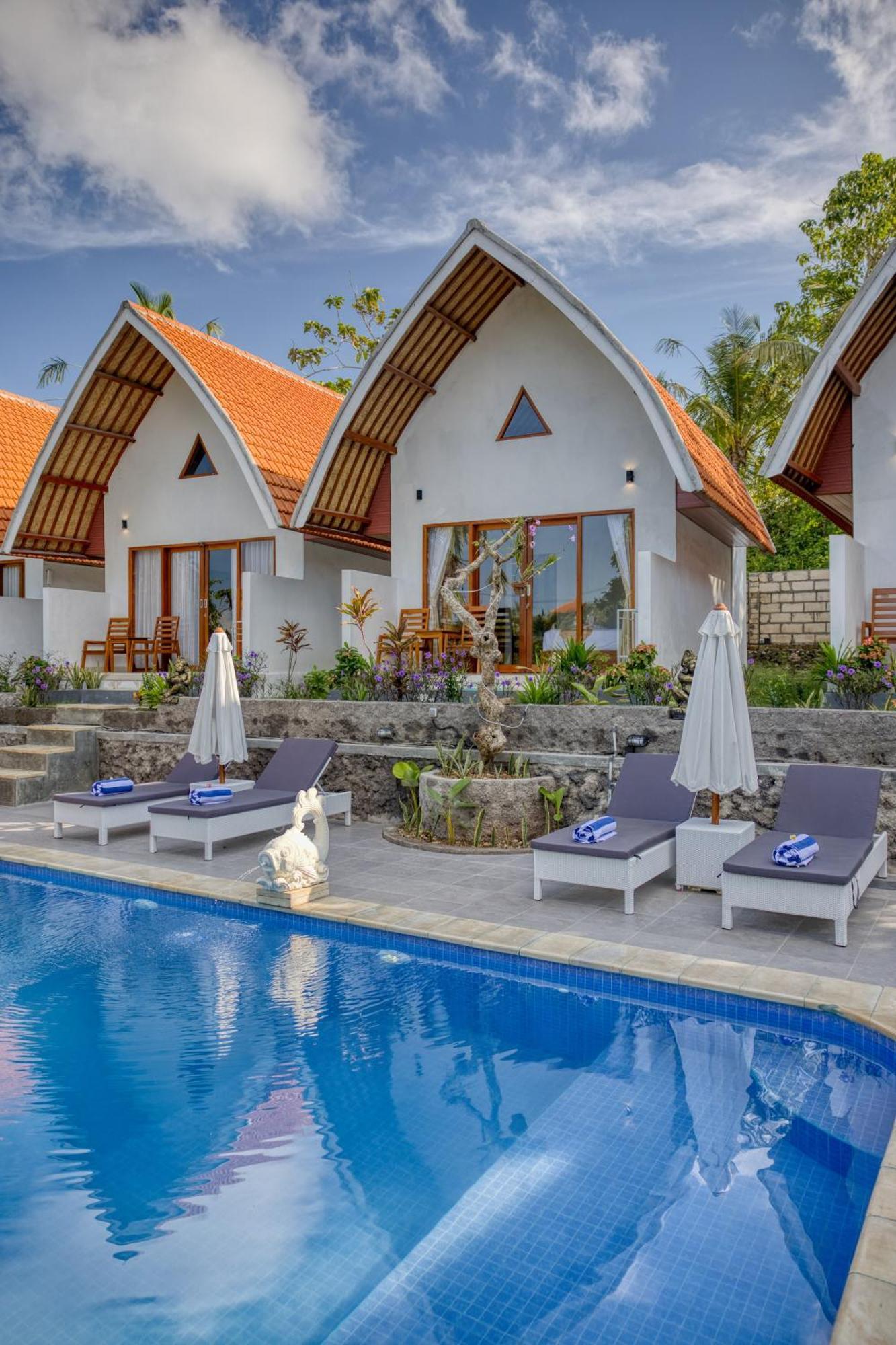 Kelingking Beach Villas Sompang Eksteriør bilde